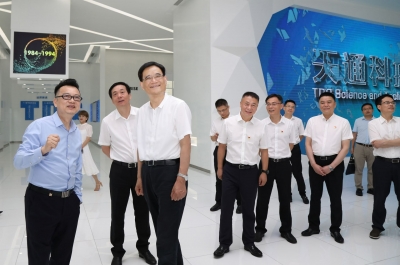 2020年6月16日時(shí)任浙江省委常委、統(tǒng)戰(zhàn)部部長(zhǎng)熊建平蒞臨天通