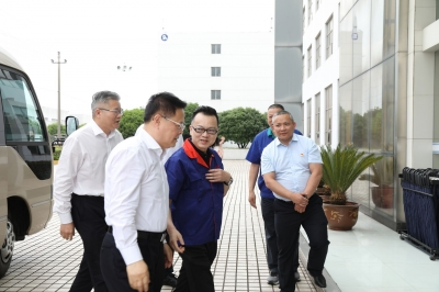 2021年5月11日時(shí)任浙江省委副書(shū)記、省長(zhǎng)鄭柵潔一行天通考察